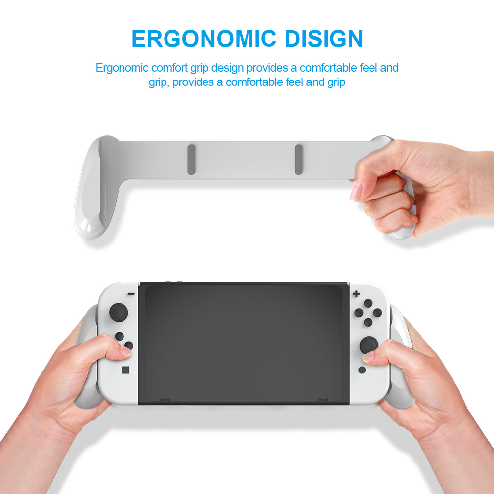 JYS JYS-NS217 Anti-skid Handle Stand Joypad Controller Hand Grip for Nintendo Switch OLED Game Console JYS JYS-NS217 Anti-skid Handle Stand Joypad Controller Hand Grip for Nintendo Switch OLED Game Console